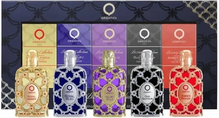 kit perfume miniaturas orientica luxury collection