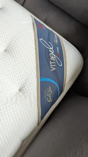 Colchão Casal Castor Goldstar Vitagel One Face Pocket 138x188x29 - Branco