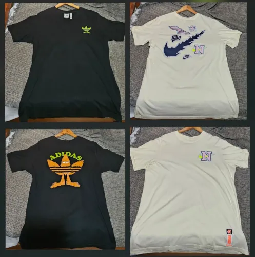 Camisetas Adidas e Nike