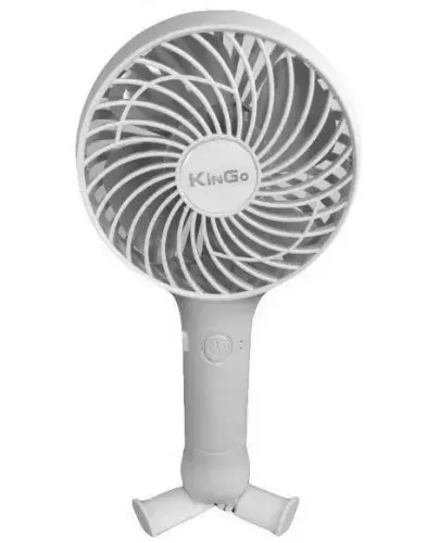 Mini Ventilador Portátil de Mesa Usb Kingo Recarregável - consulte cores 