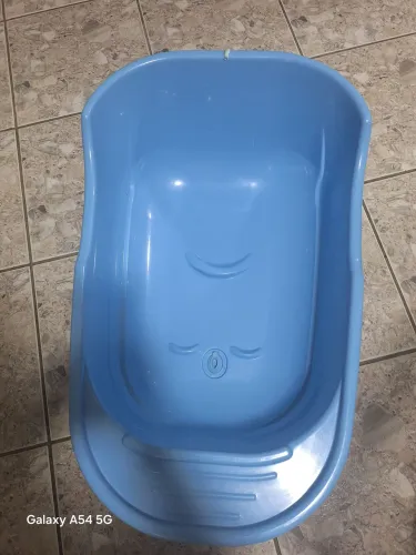 Banheira para nené azul