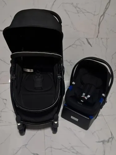 Carrinho Bebê Conforto e Base de Carro Burigotto Soul Unissex Moisés Impecável Lindo