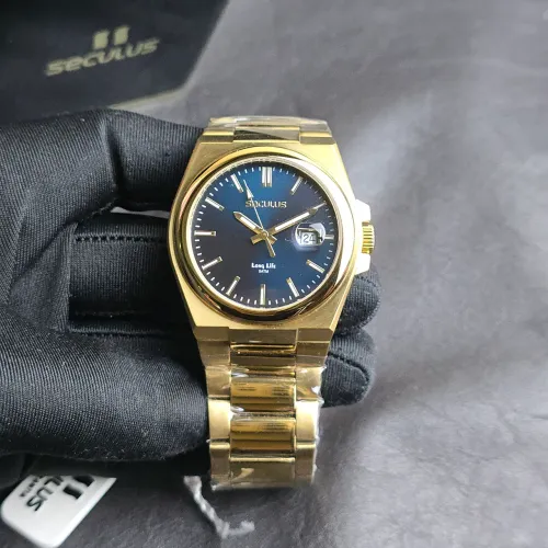 Seculus Dourado 40mm Long life quartz 44263GPSVDA3