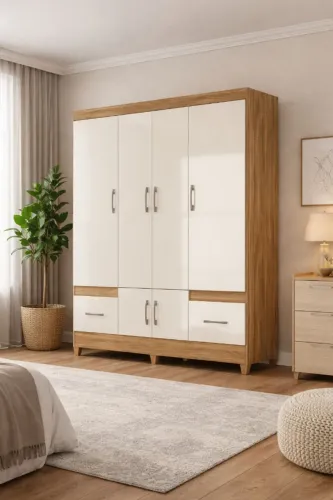 GUARDA ROUPA 6 PORTAS NOVO MONTAGEM GRATUITA