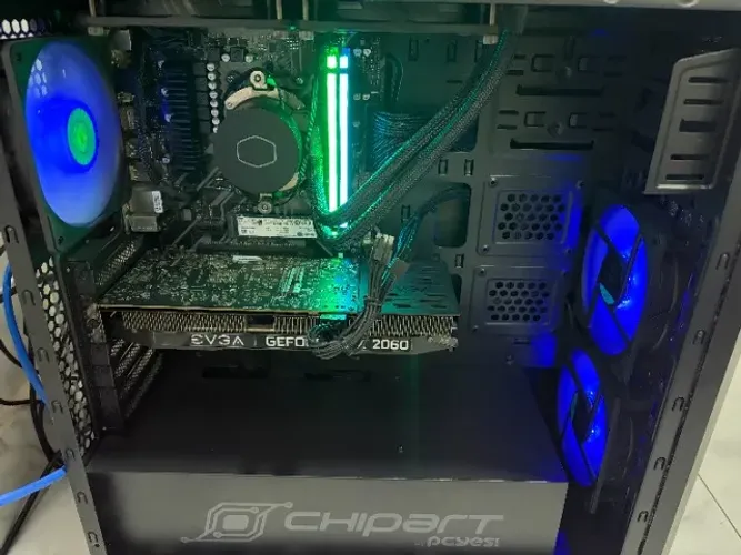 PC Gamer RTX 2060 Ultra 6Gb, Ryzen 5 3600, 2x8Gb RAM RGB Corsair, B450M