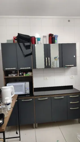 Armário De Cozinha 4 Portas 3 Gavetas