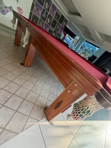Mesa de bilhar 2,80x1,45 (Tampo de ping pong)
