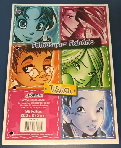 refil para fichário witch a4