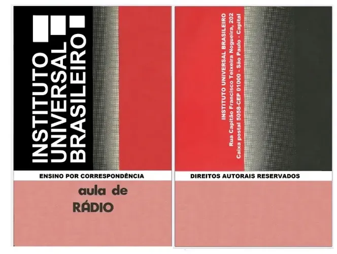 curso radio antigo instituto universal