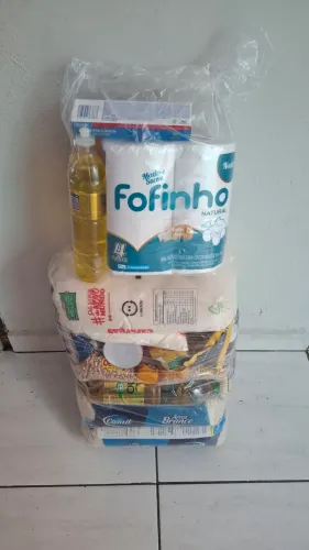 Cesta Básica Brasil Família Completa c/ Kit Limpeza/Higiene (LEIA A DESCRIÇÃO!)