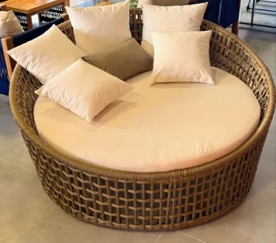 Chaise em corda náutica