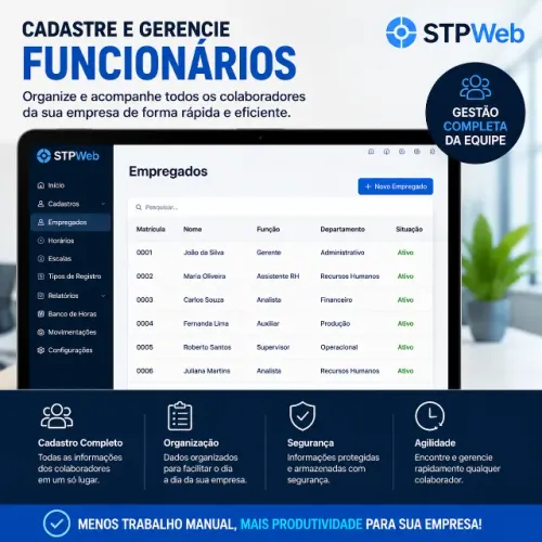 Fechamento de Ponto sem Complicação | STPWeb