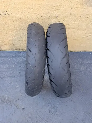 Pneu moto Metzeler ME888 MU85-16 e MT90-16 - usados