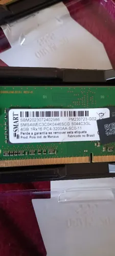 Memória 4gb ddr4 3200mhz smart