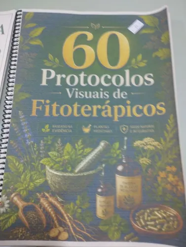 60 Fichas de Protocolo produtos naturais