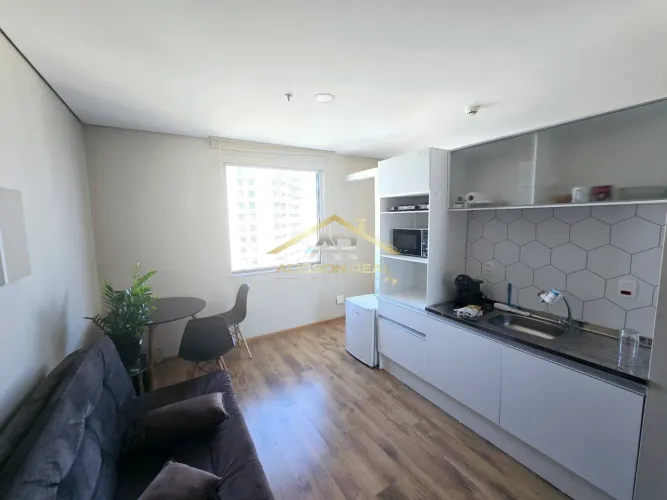 Studio 31m² para Locação na Vila Osasco - Mobiliado.