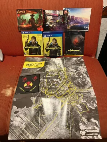 Cyberpunk 2077 Edição Especial De Colecionador C/ Mapa e Encartes