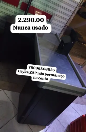 Caixa check-out nunca usado 