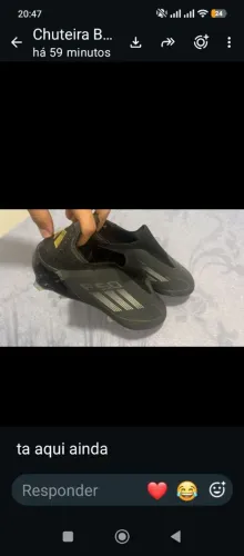 Chuteira Adidas já custurada