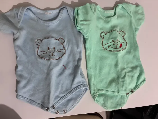 Body Bebê Tamanho M Estampa Urso