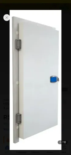 Porta camara frigorifica 1,80 x0,80 três batentes