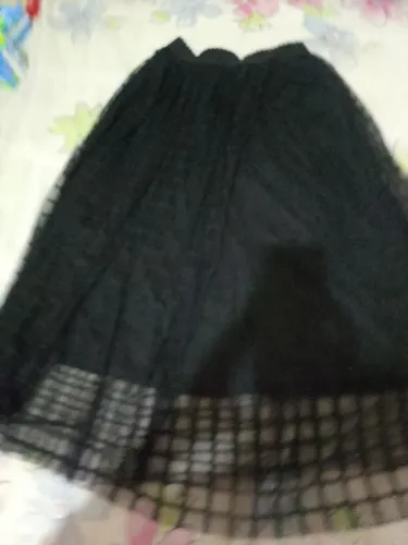 Saia tule preta tamanho M da Shein 