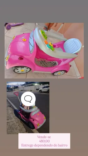 Carro Fusca passeio infantil 
