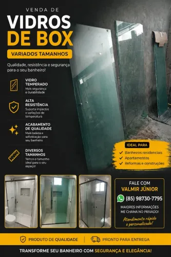 Vidros para Box
