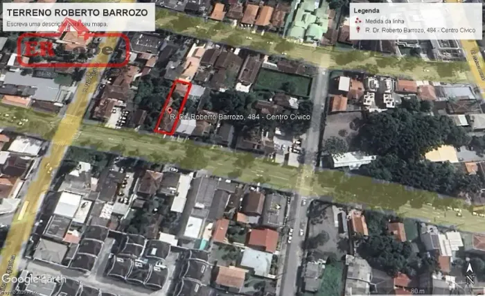 Terreno à venda, 495 m² por R$ 998.000,00 - São Francisco - Curitiba/PR