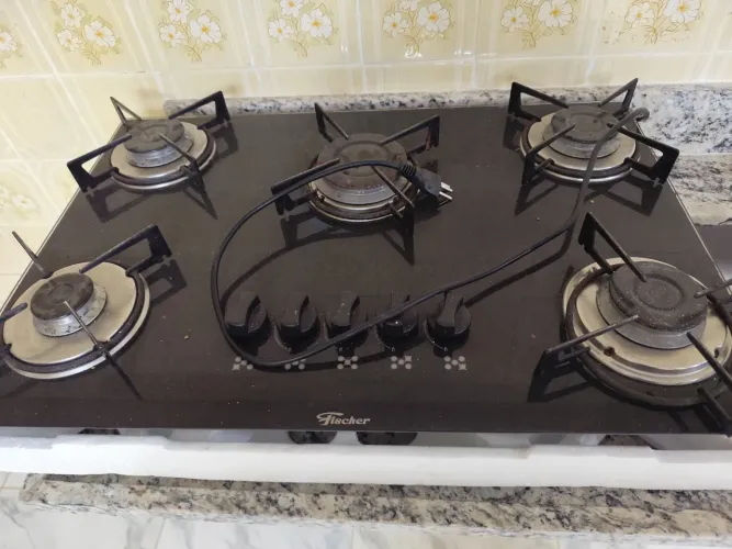 Fogão Cooktop Fischer 5 bocas