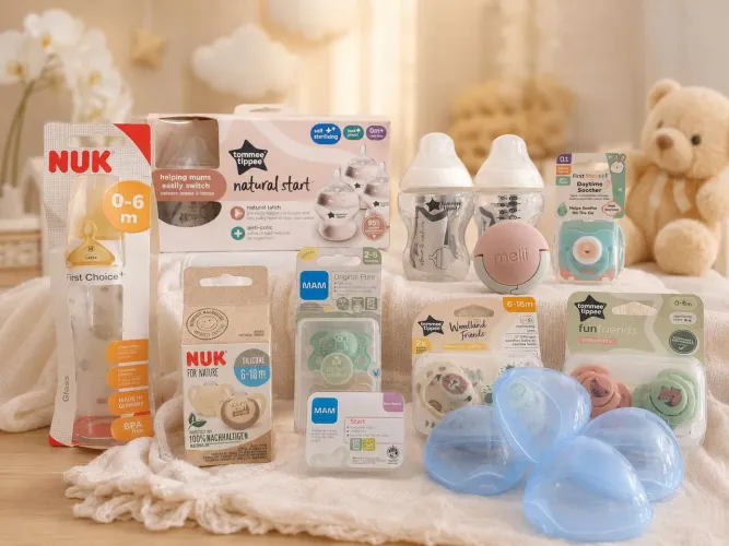 Kit Premium para Bebê | NUK, Tommee Tippee, MAM e Melli