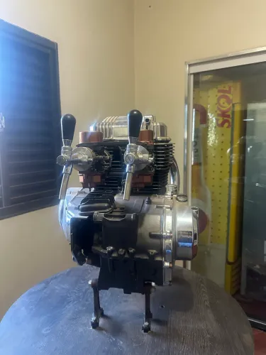Motor de Moto Adaptado para Chopeira Artesanal