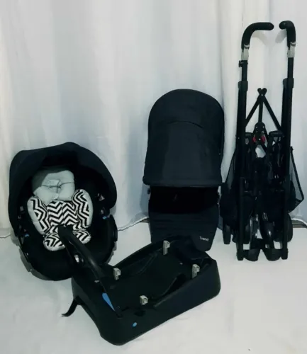 Kit Travel System Safety 1st Trend (Carrinho + Bebê Conforto + Base)