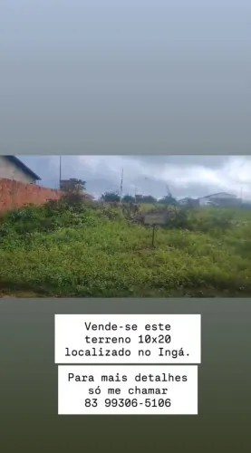 Vende-se terreno 10x20