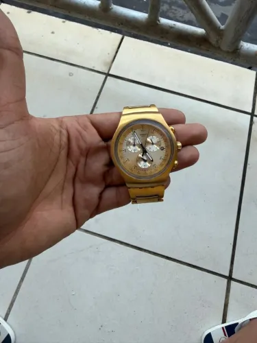 Swatch caramelo gold 