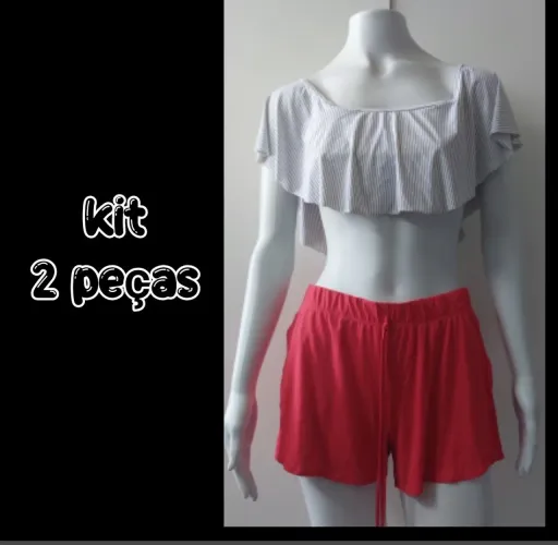 Top + short seminovos