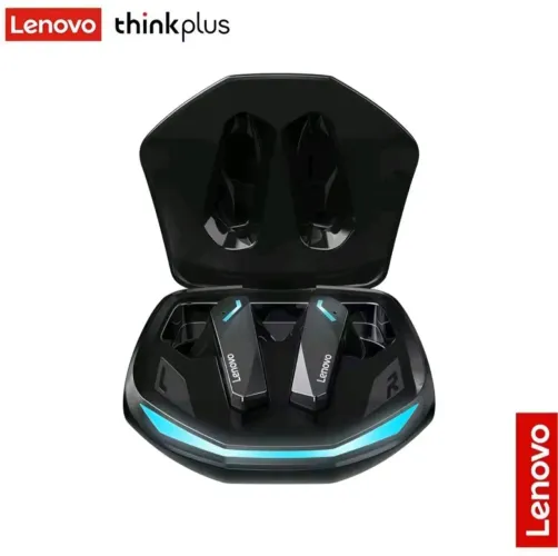 Fone de Ouvido Sem Fio Bluetooth V5.4 Lenovo GM2 Pro TWS com Chamada HD, Baixa Latência