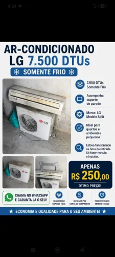 Vendo ar condicionado completo 