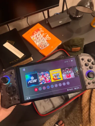 ? Nintendo Switch OLED Desbloqueado - Impecável!
