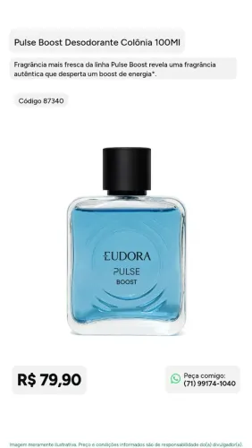 Perfume masculino o Boticário 