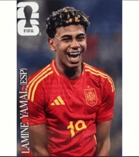 Figurinhas Lamine Yamal e Joshua Kimmich copa do mundo 2026 coca-cola