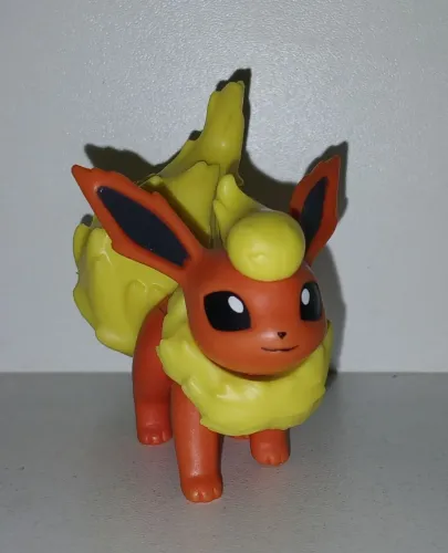 BONECO ACTION FIGURE MINIATURA POKEMON FLAREON TOMY ORIGINAL ARTICULADO