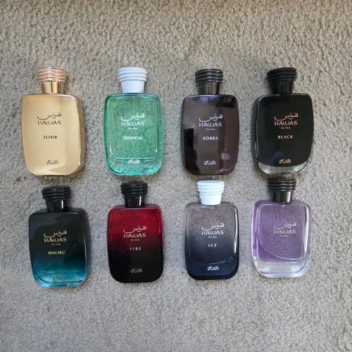 Perfumes da Linha Hawas de Rassasi