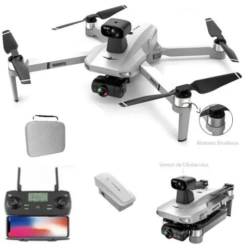 Drone Kfplan Kf102 Com Dual Câmera 4k 1 Bateria - Seminovo