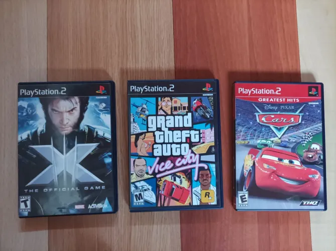 Lote# 4 GTA Vice City; X-Men The Official Game; Cars