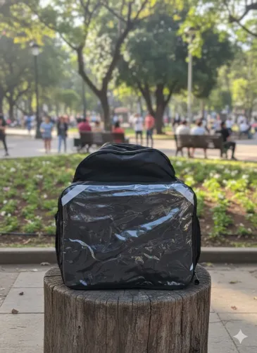 Bag motoboys 45l zerada preta