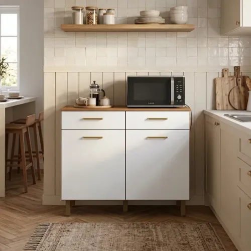Armário de Cozinha Multifuncional Lara - FRETE E MONTAGEM GRÁTIS!