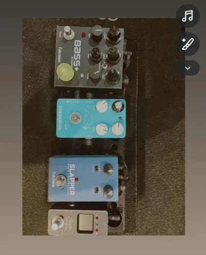 Pedalboard contra baixo