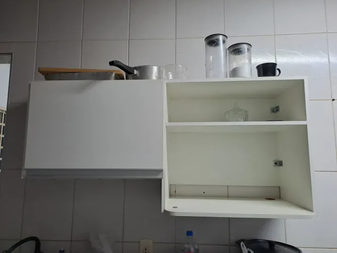 Armario parede para microondas
