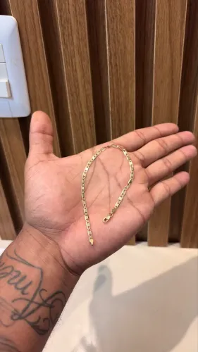 Pulseira de ouro 18k 3.3g/21cm